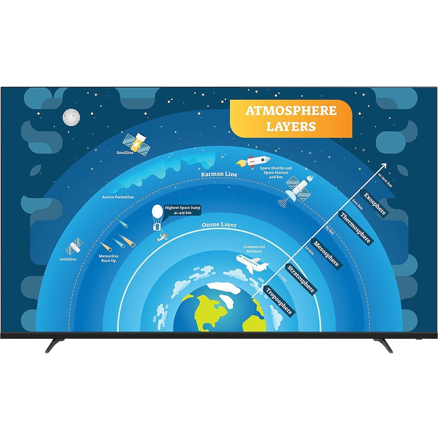 Sharp 4PB86EJ2U 86" Professional Digital Signage Display | 4K Ultra HD, HDR, 16:9, 380 Nit Brightness, HDMI, USB, TAA Compliant