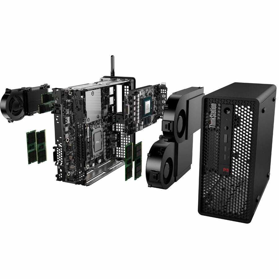 Lenovo ThinkStation P3 Ultra 30HA005XUS Workstation - 1 Core i7 14th Gen i7-14700 - vPro Technology - 32 GB - 1 TB SSD - Ultra Small
