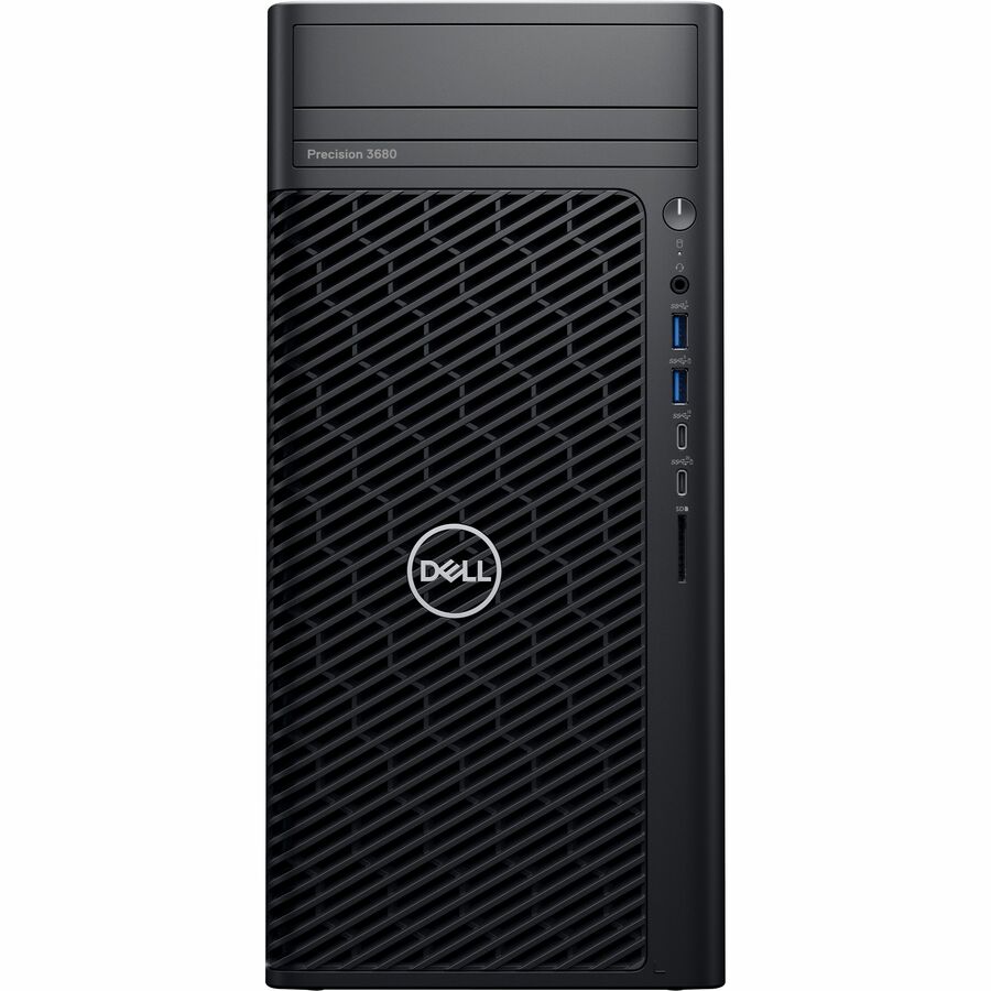 Dell Precision 3000 3680 Workstation - Core i9 14th Gen i9-14900 - vPro Technology - 32 GB - 512 GB SSD - Tower - Black