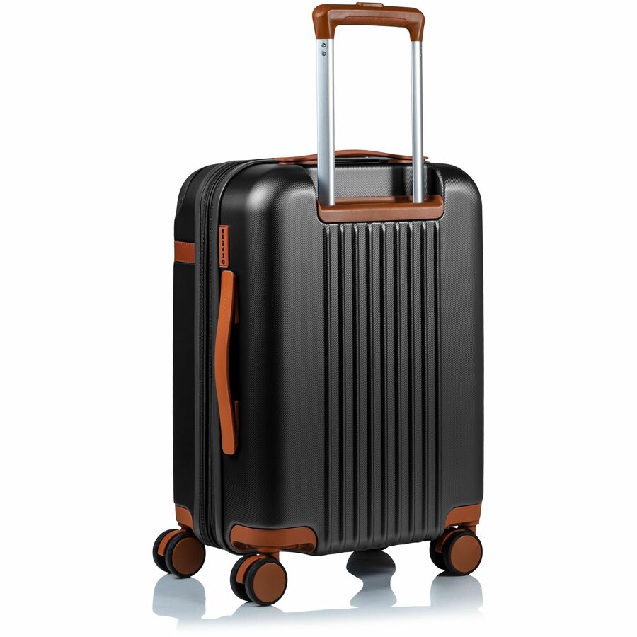 CHAMPS Vintage Collection Hardside Carry-on Luggage | Ivory | Lightweight Polycarbonate | TSA Lock | USB Charging Port