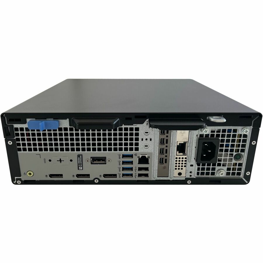 Black Box Emerald DESKVUE PE IP Receiver | Quad Monitor KVM Switch | 5K DisplayPort, USB, 328ft Range | TAA Compliant