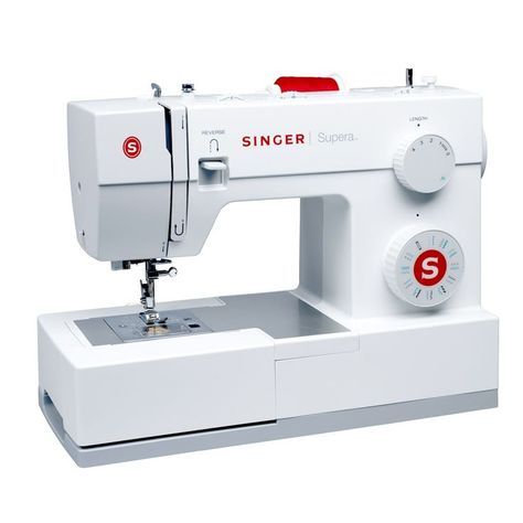 SINGER 64S Heavy Duty Sewing Machine | 1,100 Stitches/Min, 32 Built-In Stitches, Automatic Needle Threader