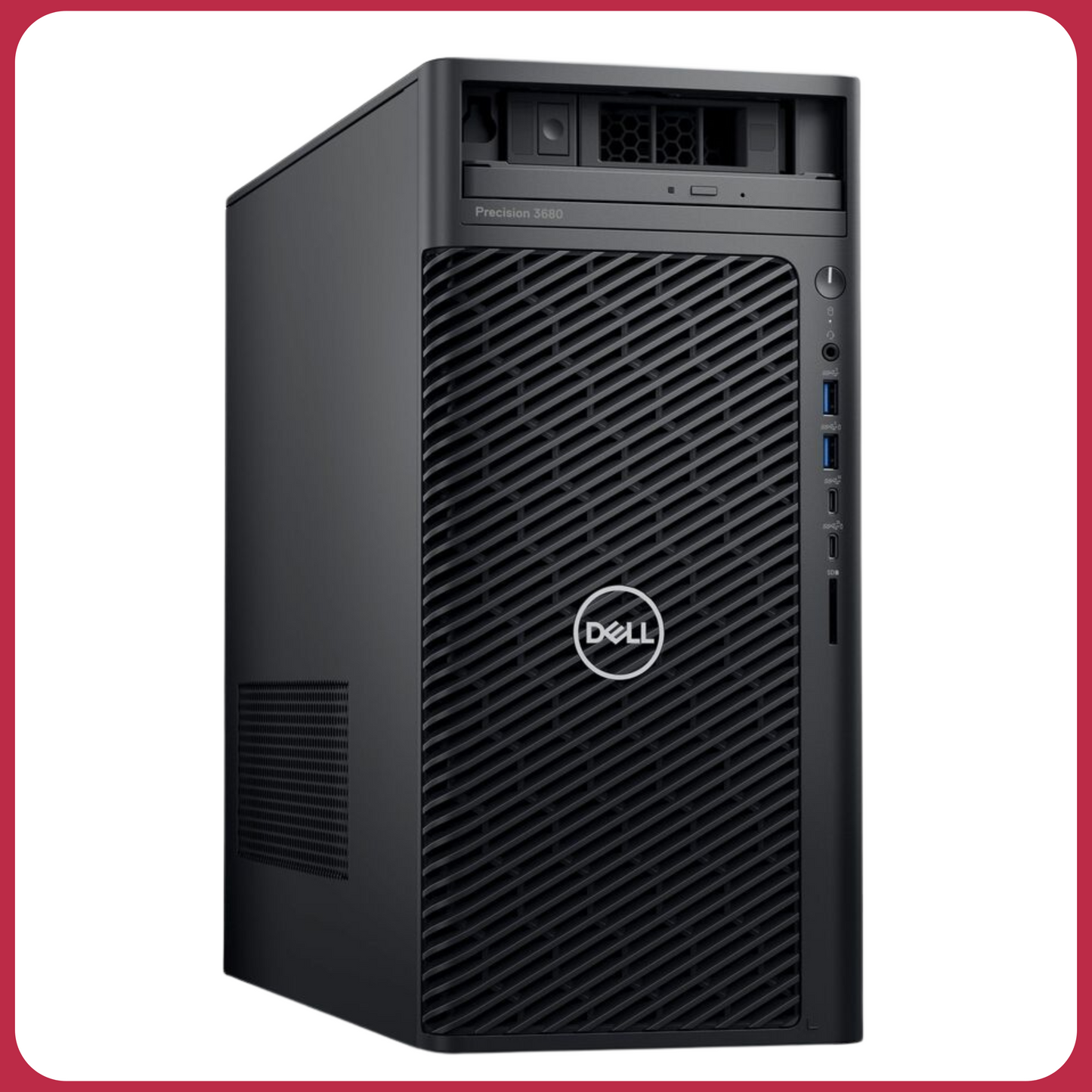 Dell Precision 3000 3680 Workstation - Core i7 14th Gen i7-14700 - vPro Technology - 32 GB - 512 GB SSD - Tower - Black