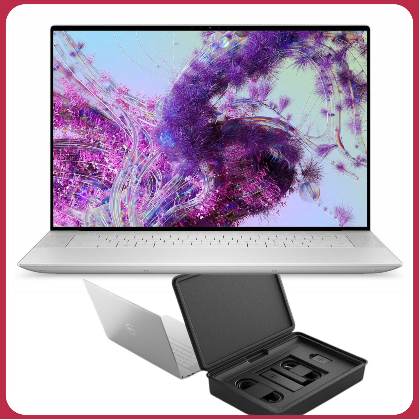 Dell XPS 9000 16 9640 16.3" Touchscreen Notebook - UHD+ - Intel Core Ultra 9 185H - 32 GB - 2 TB SSD - Silver