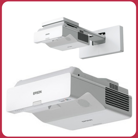 Epson BrightLink 770Fi Interactive 3LCD Ultra Short Throw Laser Projector | 4100 Lumens, 21:9 Full HD, Wireless, Wall/Table Mountable