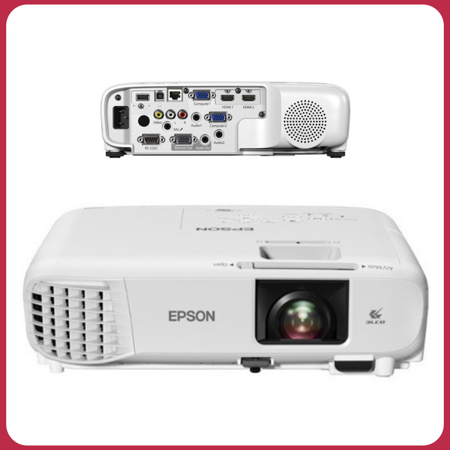 Epson PowerLite 119W LCD Projector - 4:3 - Ceiling Mountable