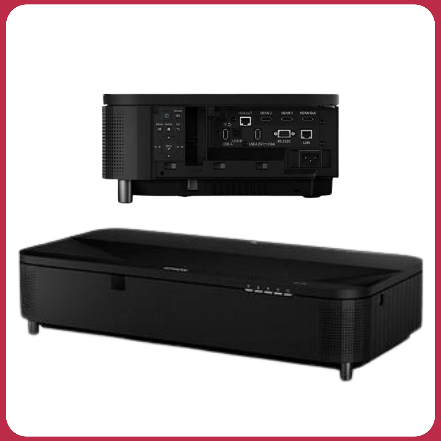 Epson PowerLite 815E Short Throw 3LCD Projector - 16:9 - Wall Mountable - Black
