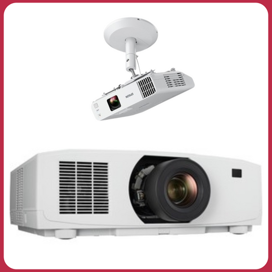 Epson PowerLite L260F 3LCD Laser Projector | 4600 Lumens, 1080p Full HD, 21:9 Aspect, Wireless, Ceiling Mountable