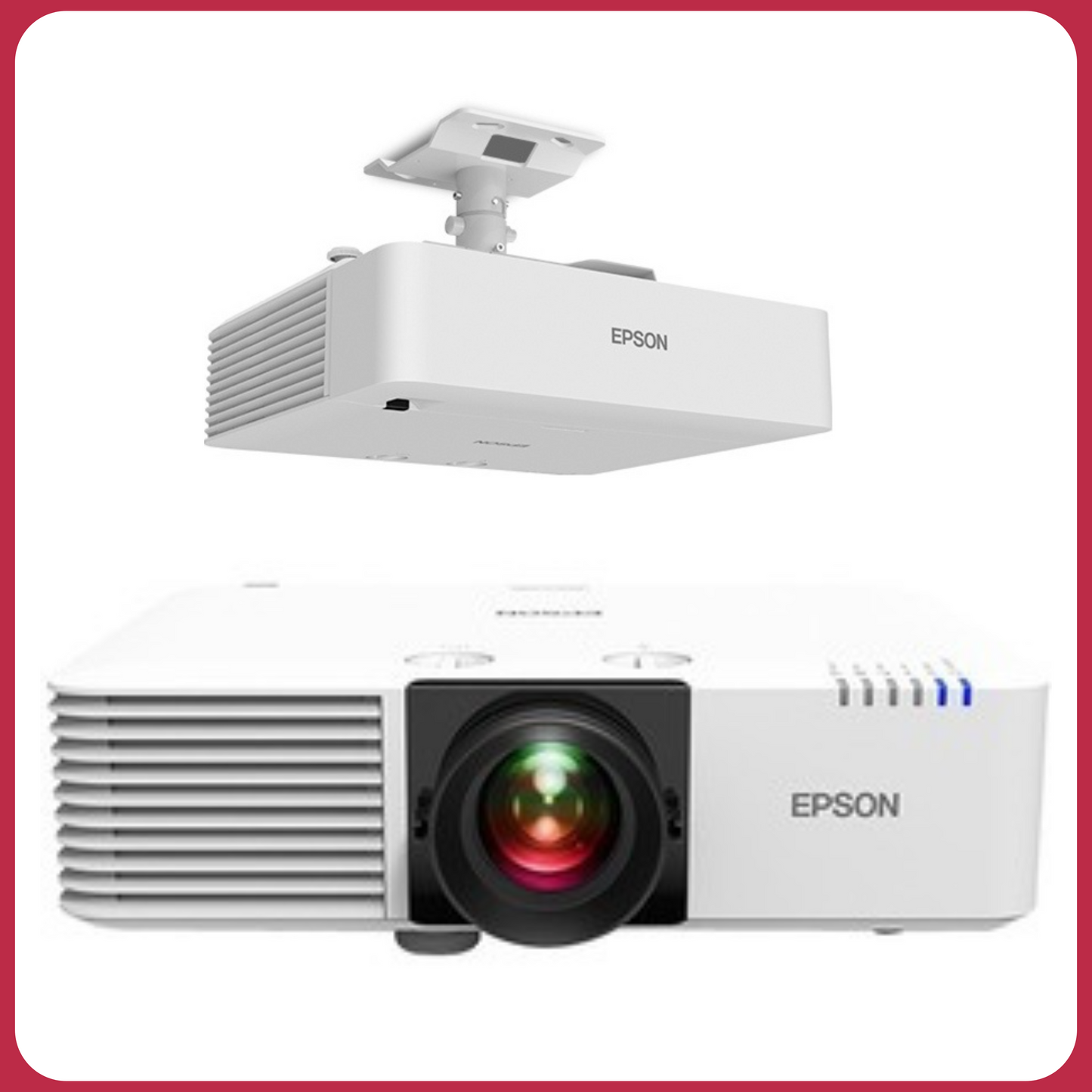 Epson PowerLite L770U 3LCD Laser Projector | 7000 Lumens, 4K Enhancement, 21:9 Ultra-Wide, Ceiling Mountable