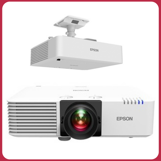 Epson PowerLite L770U 3LCD Laser Projector | 7000 Lumens, 4K Enhancement, 21:9 Ultra-Wide, Ceiling Mountable