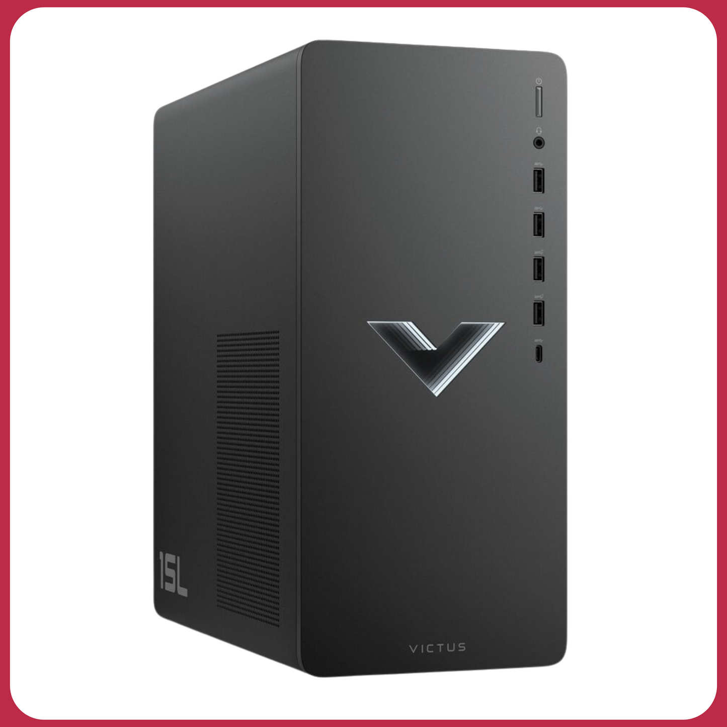 HP Victus TG02-1050 Gaming PC – Intel Processor, GeForce RTX 4060, 512GB SSD, RGB Control, Wi-Fi, Windows 11