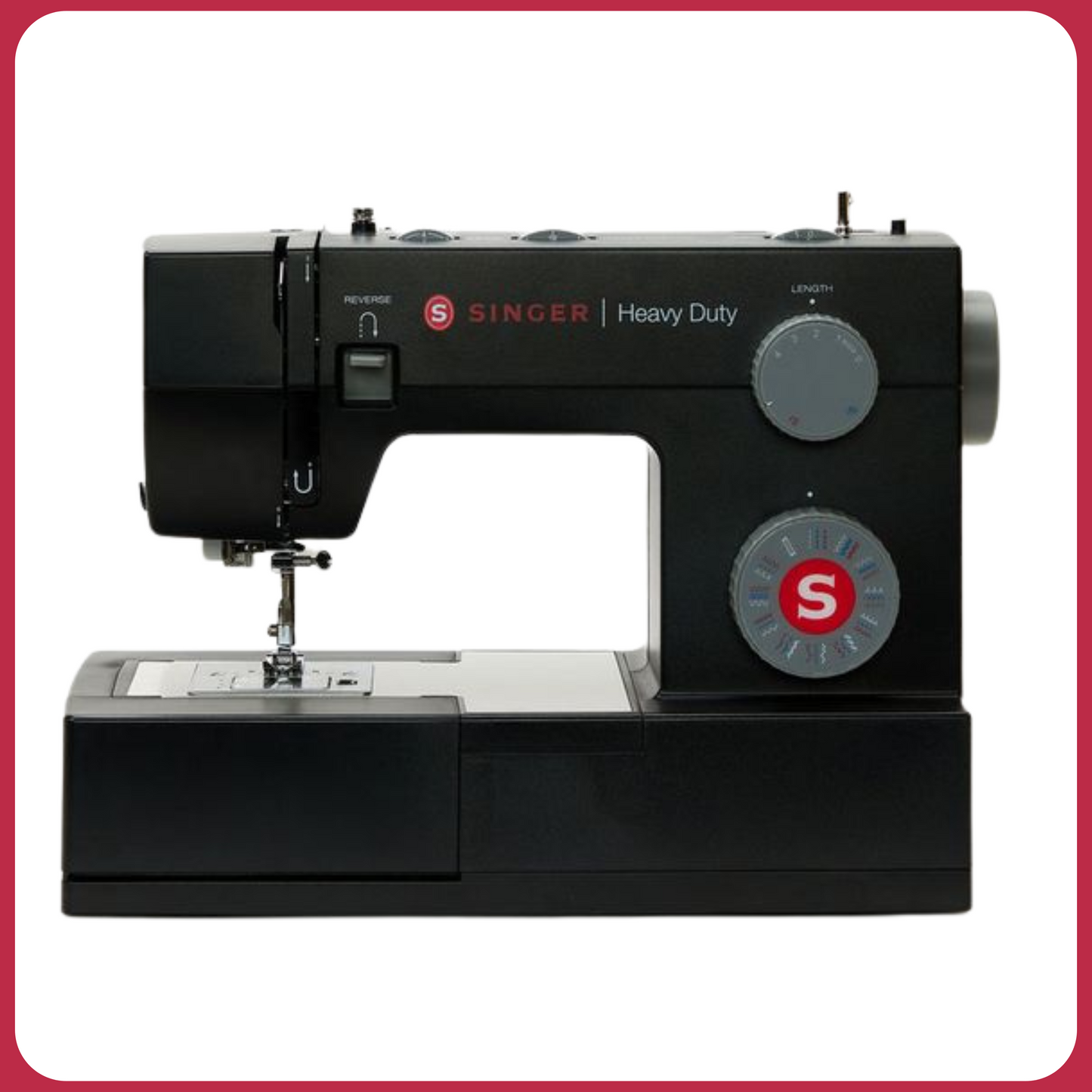 SINGER 64S Heavy Duty Sewing Machine | 1,100 Stitches/Min, 32 Built-In Stitches, Automatic Needle Threader