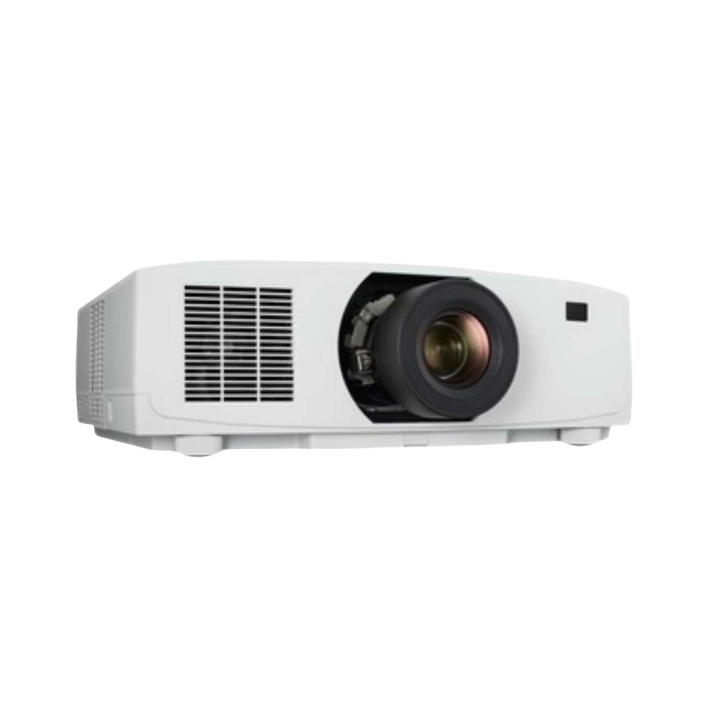 NEC PV710UL-W1-13 4K Support LCD Laser Projector | 7100 Lumens, Motorized Lens Shift, HDBaseT, White Cabinet