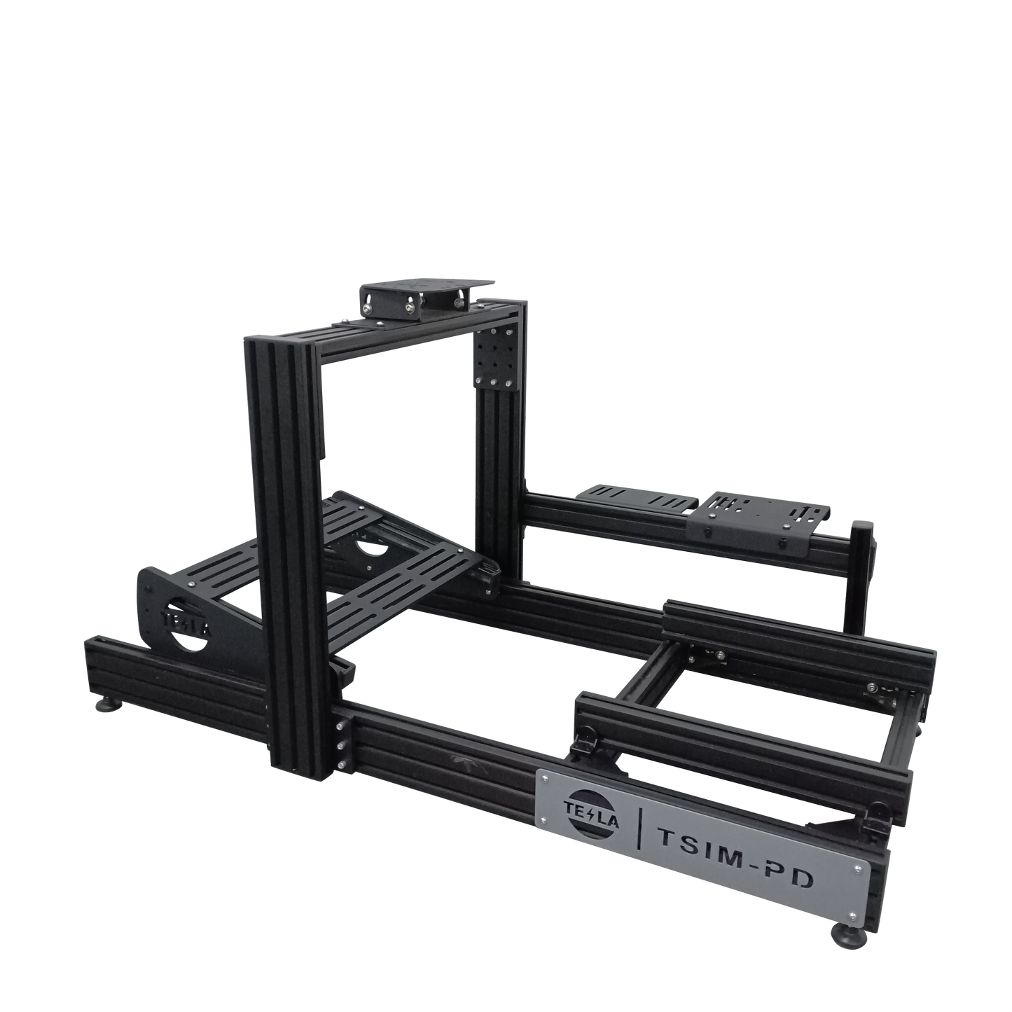 TSIM-PD Simulator Pedal Mount Frame – Adjustable Aluminum Rig Platform (14kg)
