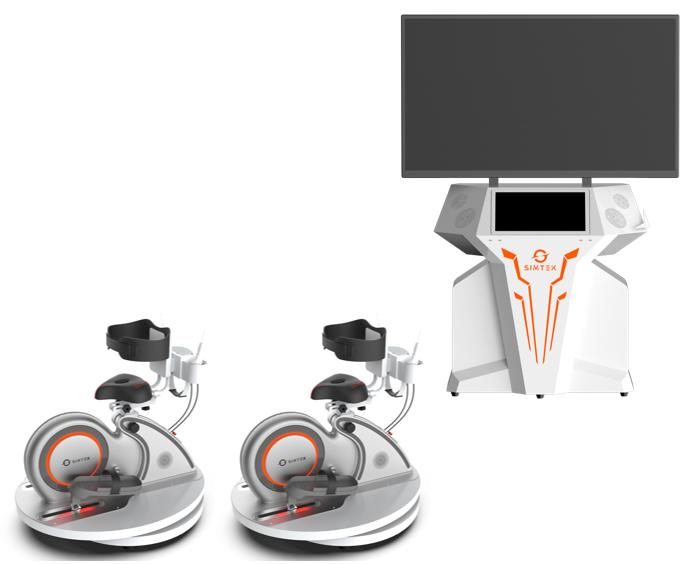 Funin VR Elliptical Trainer Simulator – 4 Player VR Fitness & eSports Platform