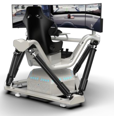 Funin VR Triple-Screen Pro Racing Simulator – 1 Player Panoramic Motion Drive