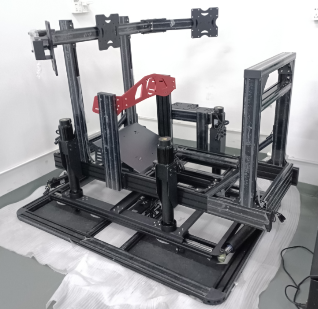 Four-Axis Pro Motion Racing Simulator Base Kit | 7-Axis Control, 40160 Frame, 150mm Stroke, Servo System