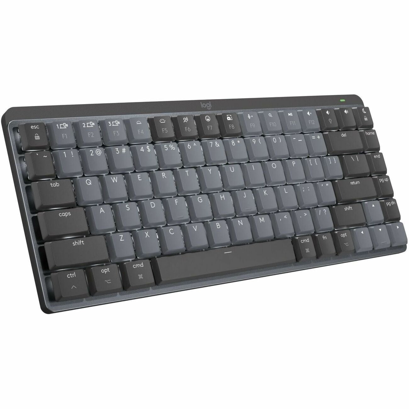 MX Mechanical Mini for Mac Wireless Illuminated Keyboard, Low-Profile Switches, Tactile Quiet Keys, Space Gray