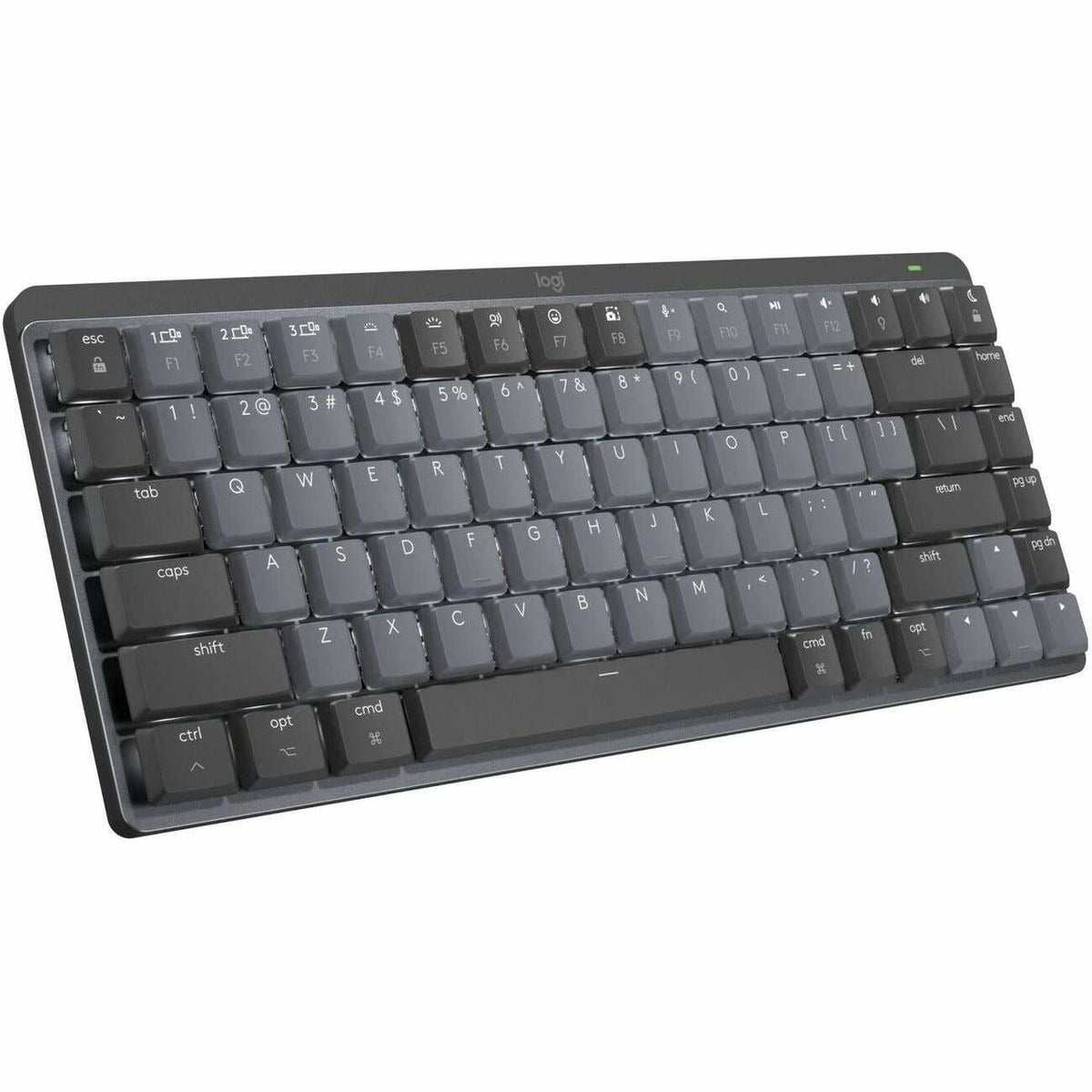 MX Mechanical Mini for Mac Wireless Illuminated Keyboard, Low-Profile Switches, Tactile Quiet Keys, Space Gray