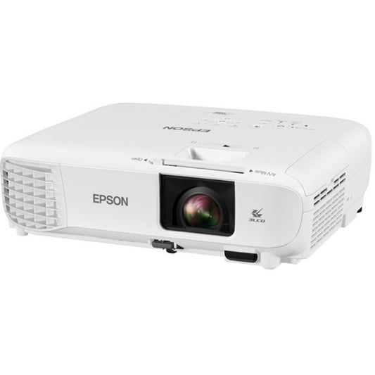 Epson PowerLite 119W LCD Projector | 4000 Lumens, WXGA, Dual HDMI, 17,000-Hour Lamp Life, Ceiling Mountable