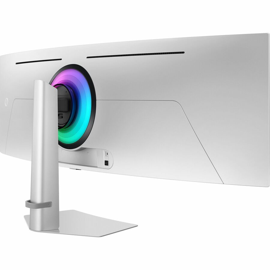 Samsung Odyssey G9 S49CG934SN 49" Class Dual Quad HD (DQHD) Curved Screen Gaming OLED Monitor - 32:9 - Silver