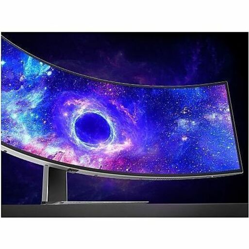 Samsung Odyssey G9 S49CG934SN 49" Class Dual Quad HD (DQHD) Curved Screen Gaming OLED Monitor - 32:9 - Silver