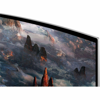 Samsung Odyssey G9 S49CG934SN 49" Class Dual Quad HD (DQHD) Curved Screen Gaming OLED Monitor - 32:9 - Silver