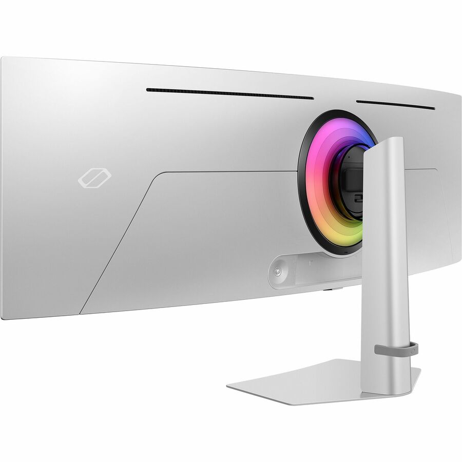 Samsung Odyssey G9 S49CG934SN 49" Class Dual Quad HD (DQHD) Curved Screen Gaming OLED Monitor - 32:9 - Silver