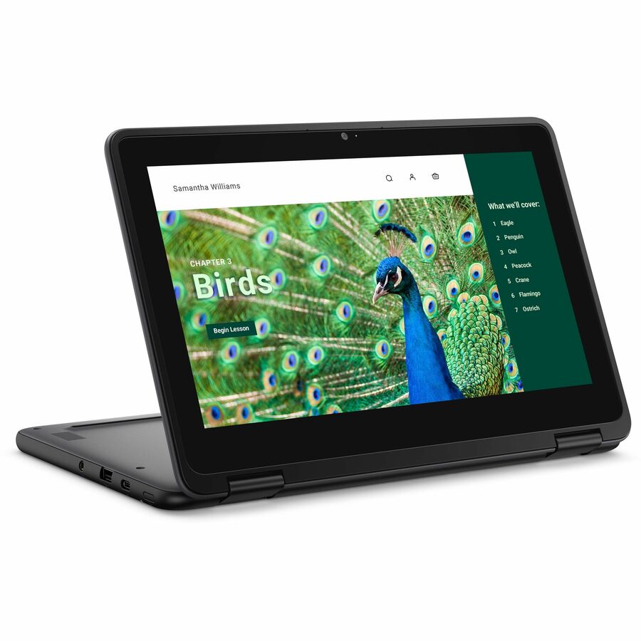 Dell Chromebook 3120 2-in-1 Laptop | 11.6" Touchscreen | Intel N100 | 4GB RAM | 64GB Flash Storage | ChromeOS | Lightweight & Durable