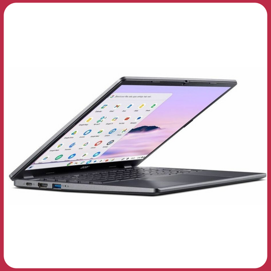 Acer Chromebook Plus 514 | 14" WUXGA Display | AMD Ryzen 3 7320C | 8GB RAM | 256GB SSD | ChromeOS Enterprise | Iron Gray