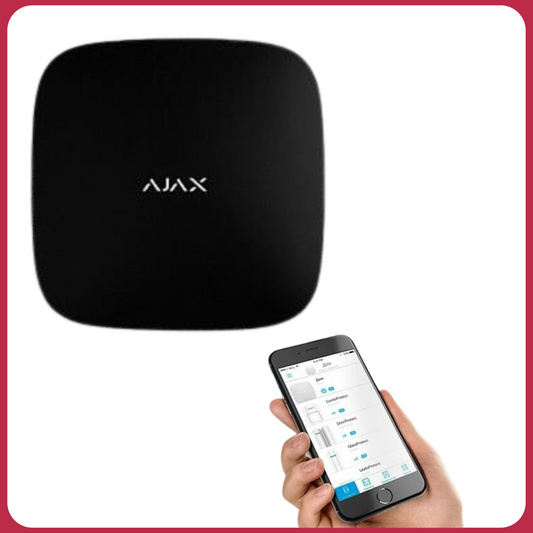 Ajax 78269 16-Channel NVR (9NA) Black – Motion Detection, Video Wall, Ajax Alarm Integration, In-App Video Management