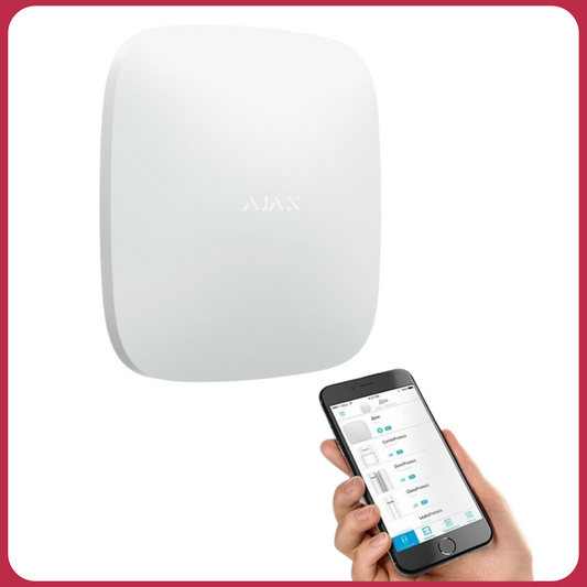 Ajax 78272 8-Channel White NVR (9NA) – Motion Detection, Smart Camera Integration, Ajax Alarm Sync, Mobile & Desktop Video Monitoring