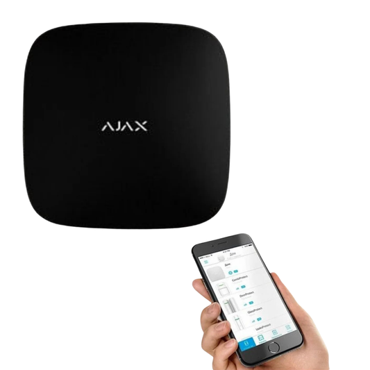 Ajax 78269 16-Channel NVR (9NA) Black – Motion Detection, Video Wall, Ajax Alarm Integration, In-App Video Management