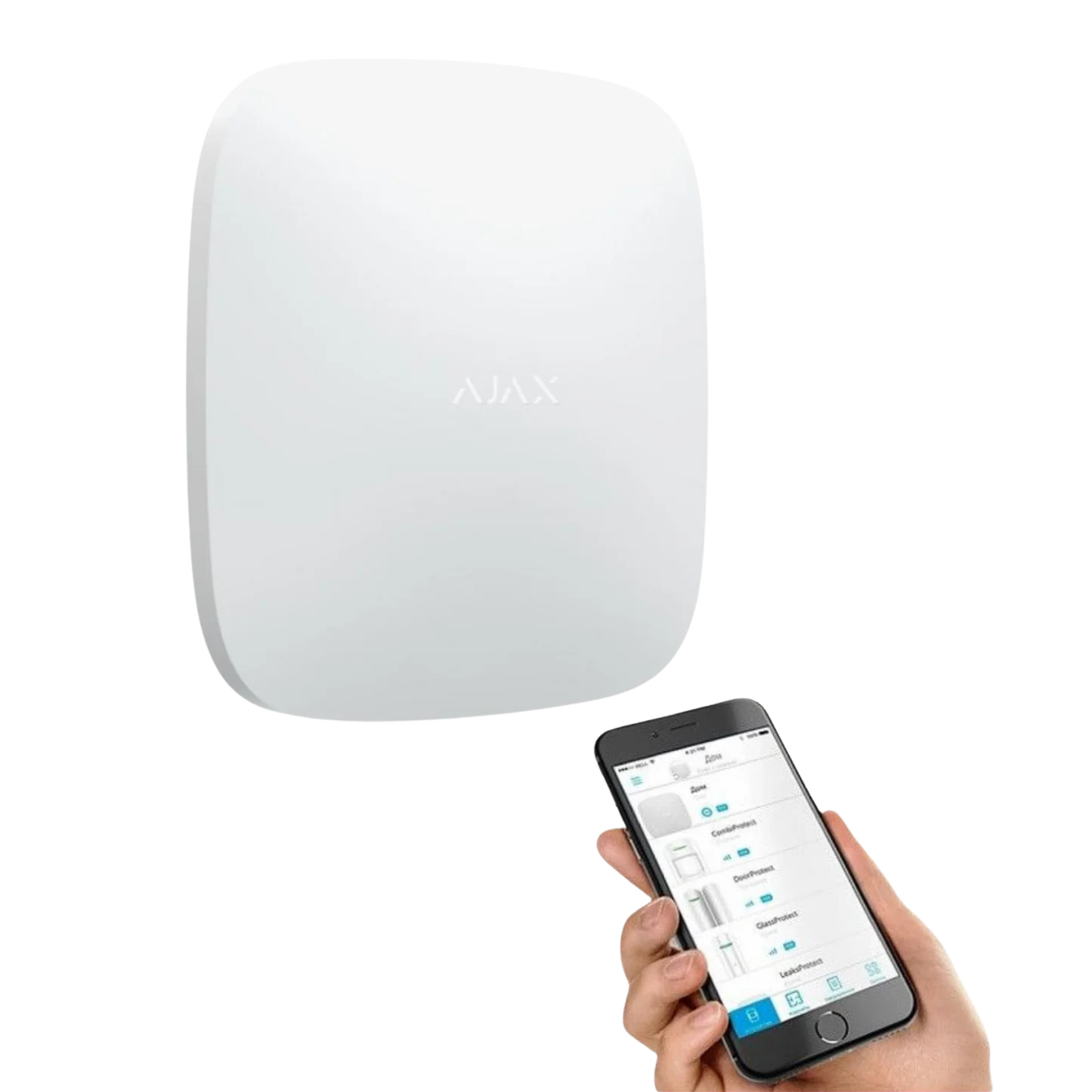 Ajax 78270 16-Channel NVR (White, 9NA) – Smart Motion Detection, Ajax Alarm Integration & In-App Video Monitoring