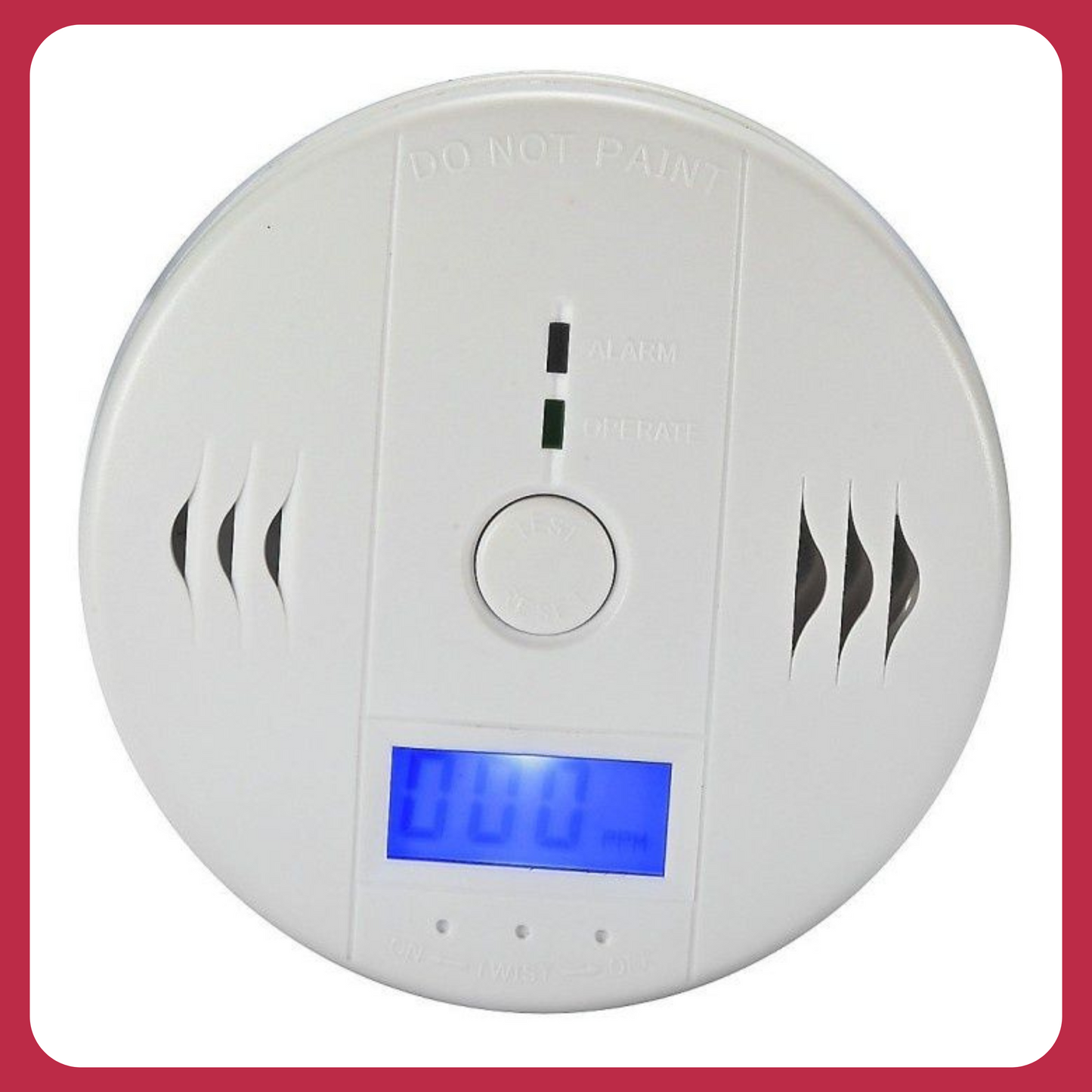 CGS6733 CO Carbon Monoxide Gas Detector Digital