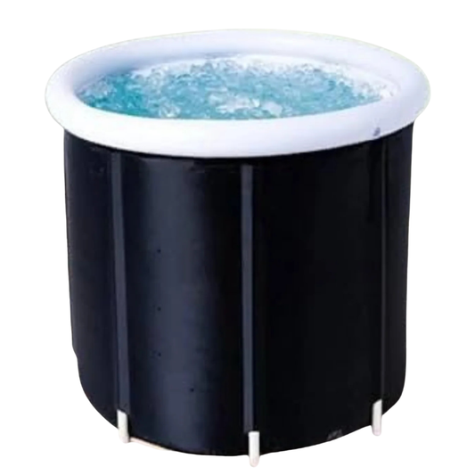Chilly Bear Portable Ice Bath – 29"x32", 5-Layer Insulated Tub with Thermal Lid & Hand Pump, Fits Up to 6'9"