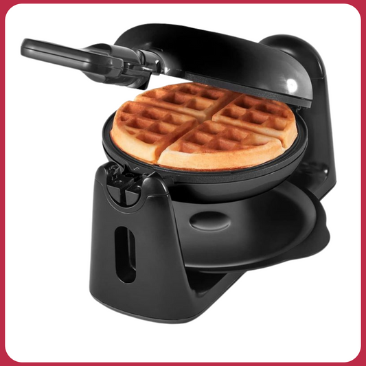 Hamilton Beach Belgian Waffle Maker (26030) | Flip Design, Nonstick Grids, Easy Cleanup