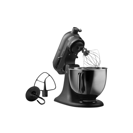Hamilton Beach Eclectrics 63227 Stand Mixer | 400W Power | 12-Speed Settings | 1.13 Gal Bowl Capacity | Black