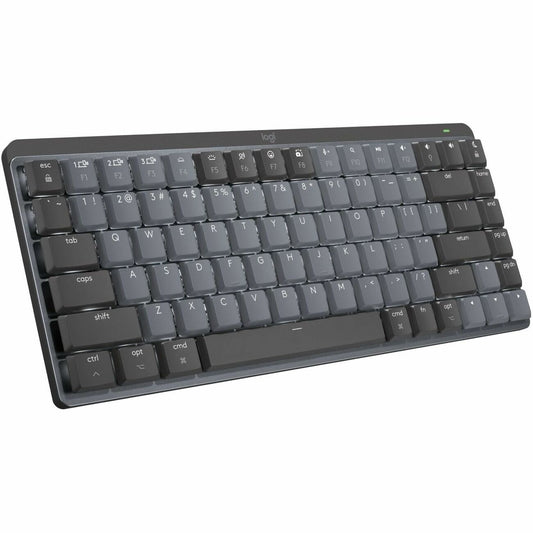 MX Mechanical Mini for Mac Wireless Illuminated Keyboard, Low-Profile Switches, Tactile Quiet Keys, Space Gray